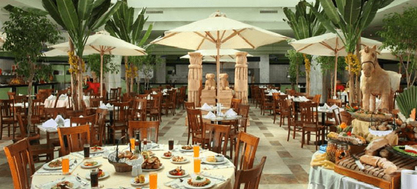 Hotel Xperience Kiroseiz Parkland Sharm El-Sheikh Exterior foto The restaurant